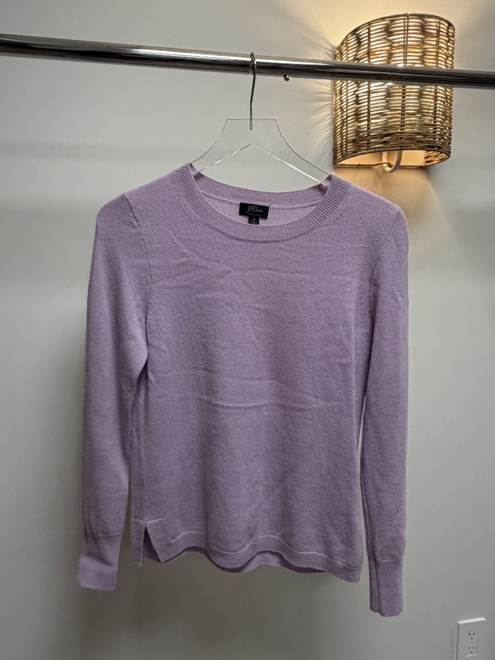 J. Crew Lavender Cashmere Sweater